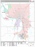 Sioux City Digital Map Premium Style